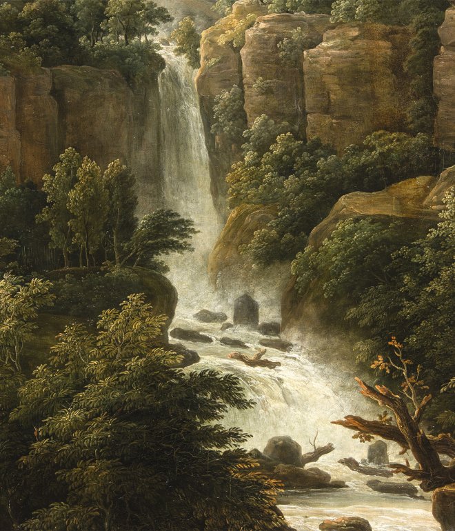 Каскады папского дворца в окрестностях Рима, 1818 год