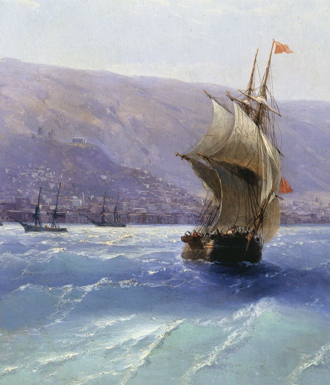 И.К. Айвазовский. Крымский вид. 1870 