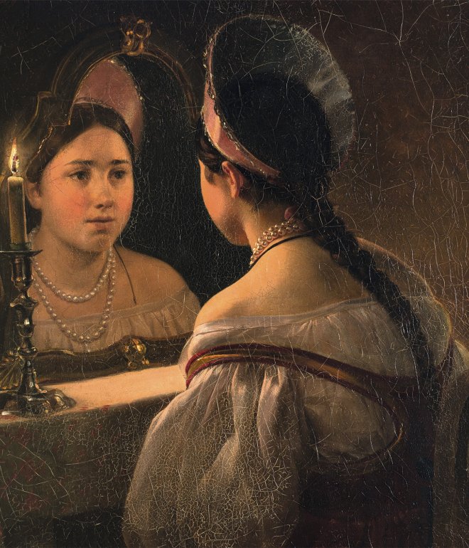К.П. Брюллов «Гадающая Светлана». 1836