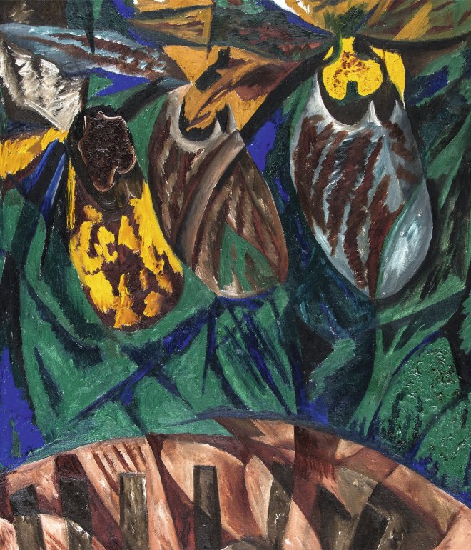 Н.С. Гончарова. Орхидеи. 1913