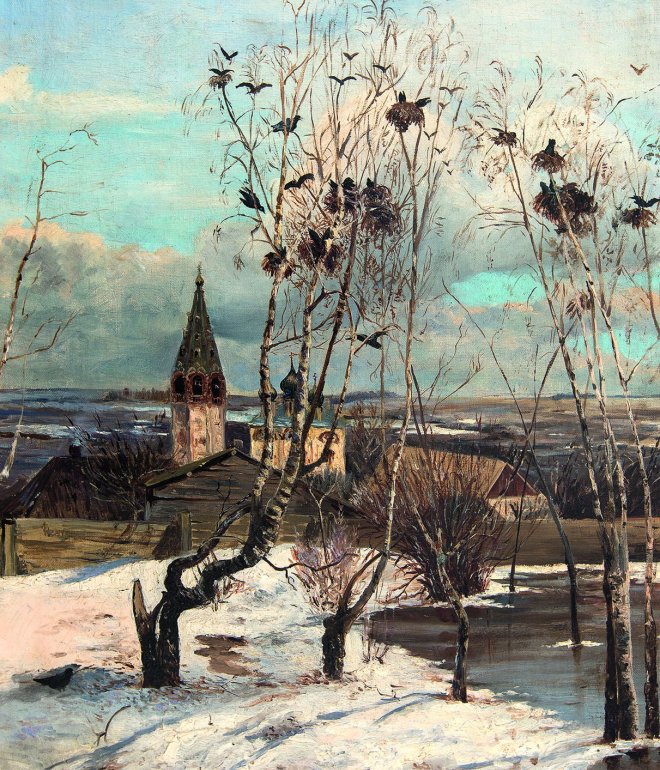 А.К. Саврасов. Грачи прилетели. 1878